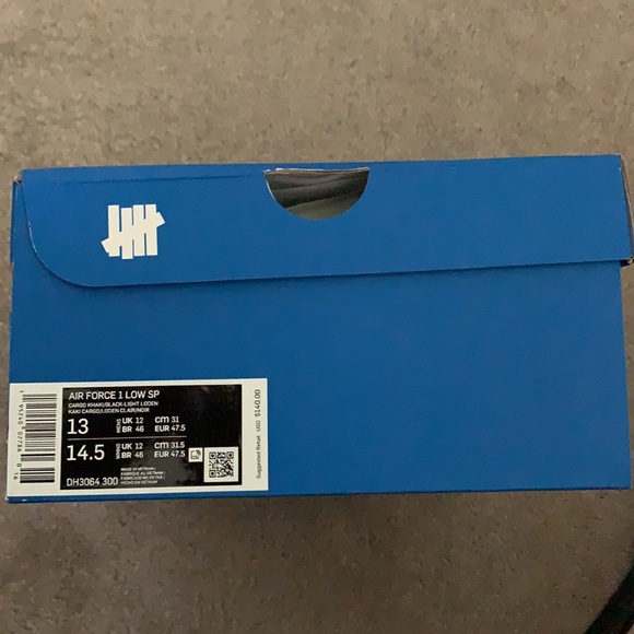 Undefeated Dunk vs Air Force 1 Size 13 AF1s - Picture 3 of 6